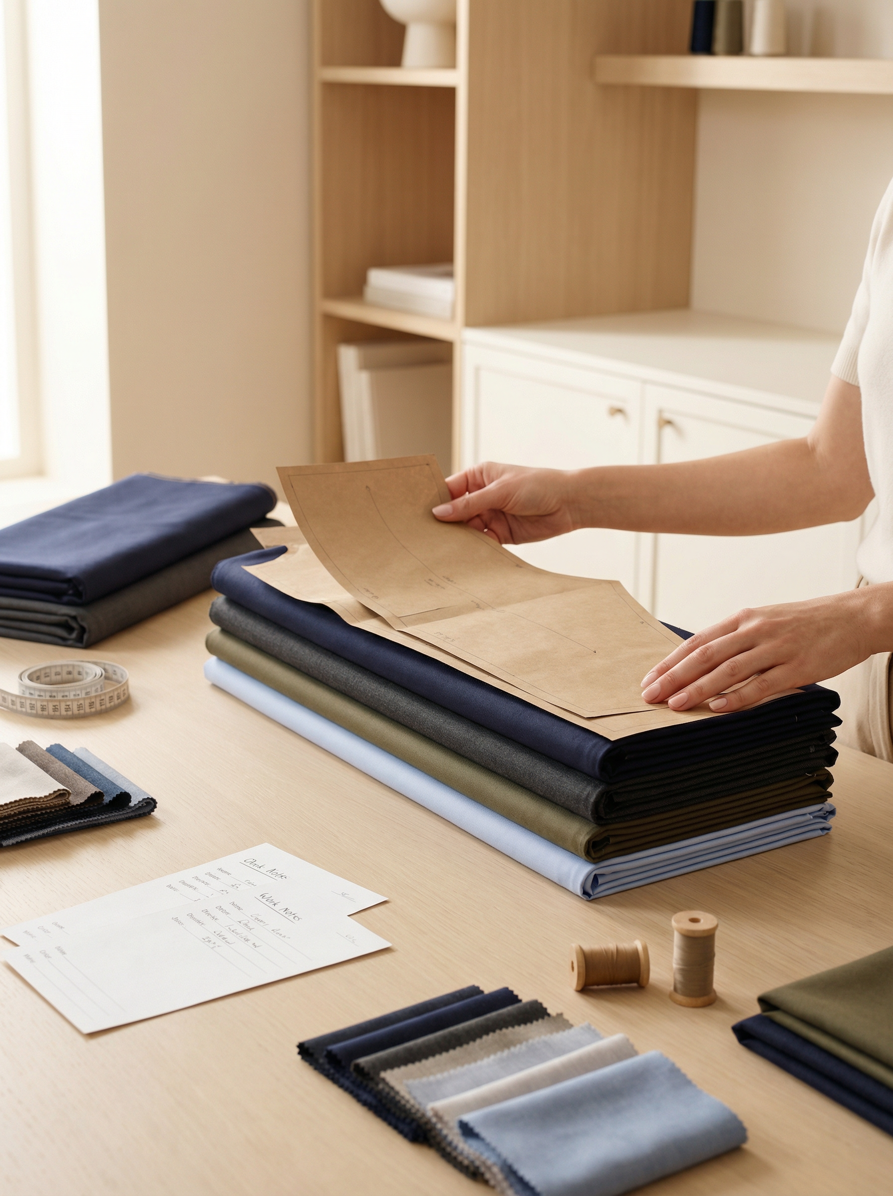 Рабочий процесс в студии пошива